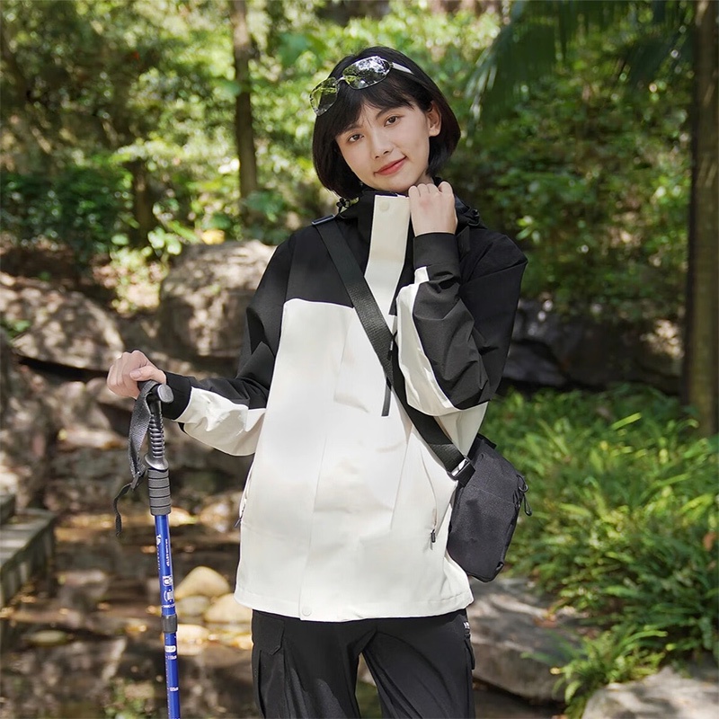 Áo Khoác Leo Núi Ba Trong Một Hai Mảnh Có Thể Tháo Rời Phong Cách Mỹ Cho Nam Và Nữ