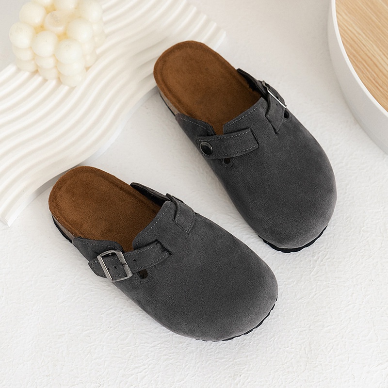 Guốc mộc cho bé Dép cotton Bít Mũi Phong Cách Hàn Quốc Thời Trang Mới Cho Bé Gái / Bé Trai