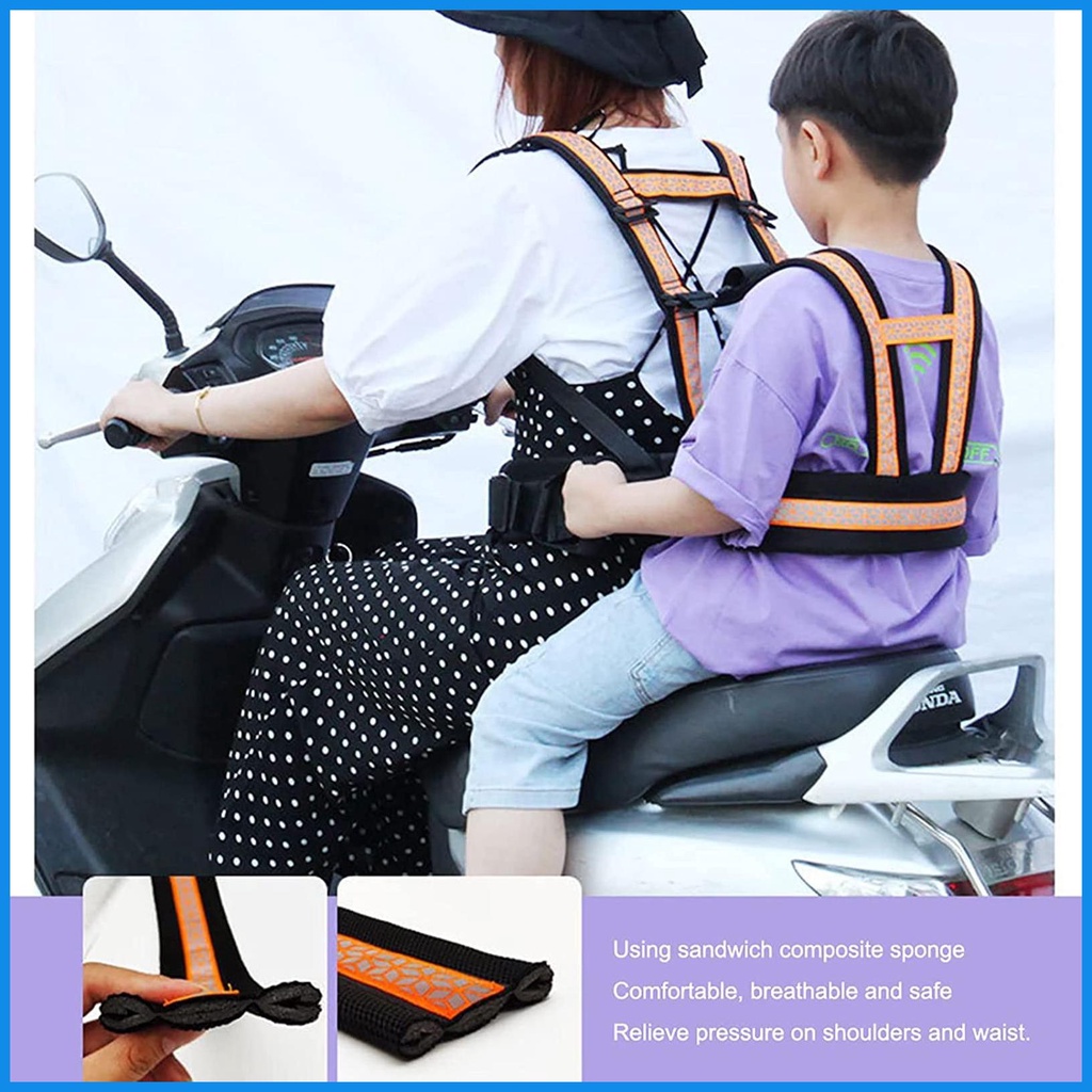 Dây Đai An Toàn Cho Bé Khi Đi Xe Máy