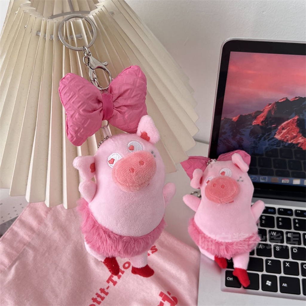 Móc Khóa Hình Heo Con Xinh Xắn Sáng Tạo