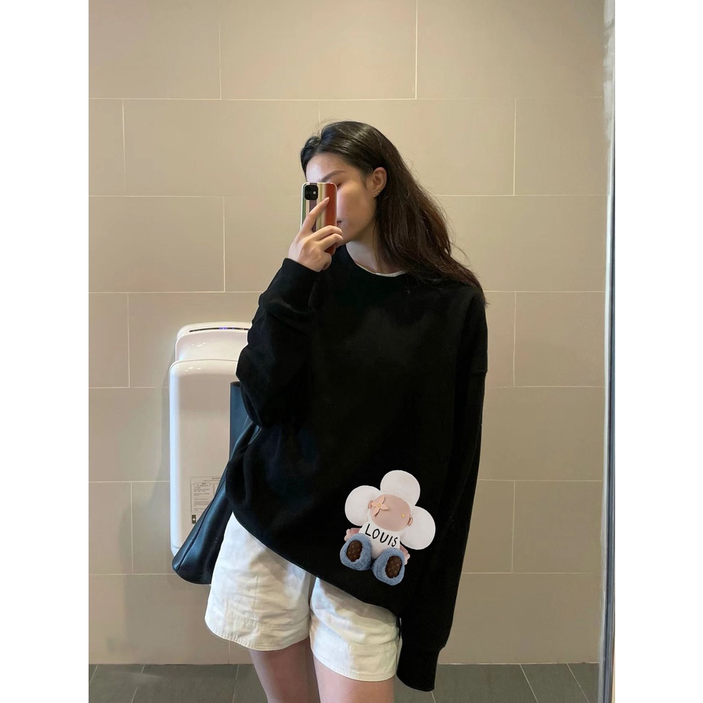 Áo hoodie Tay Dài Cổ Tròn Thời Trang Mùa Thu Mới 2023 Cho Nam Và Nữ