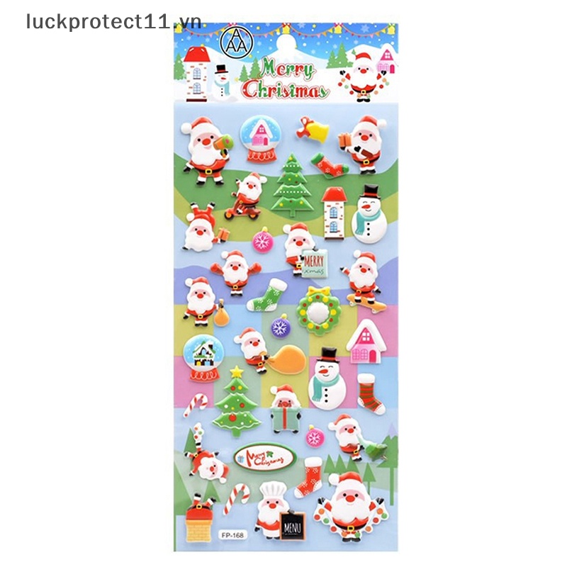 Sticker Dán Trang Trí Giáng Sinh 2023 # claus