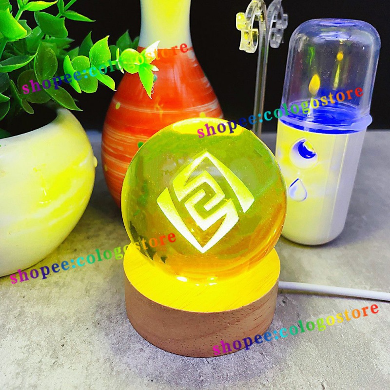 Genshin Quả Cầu Pha Lê Hóa Trang Nhân Vật Anime cryo Nendoroid