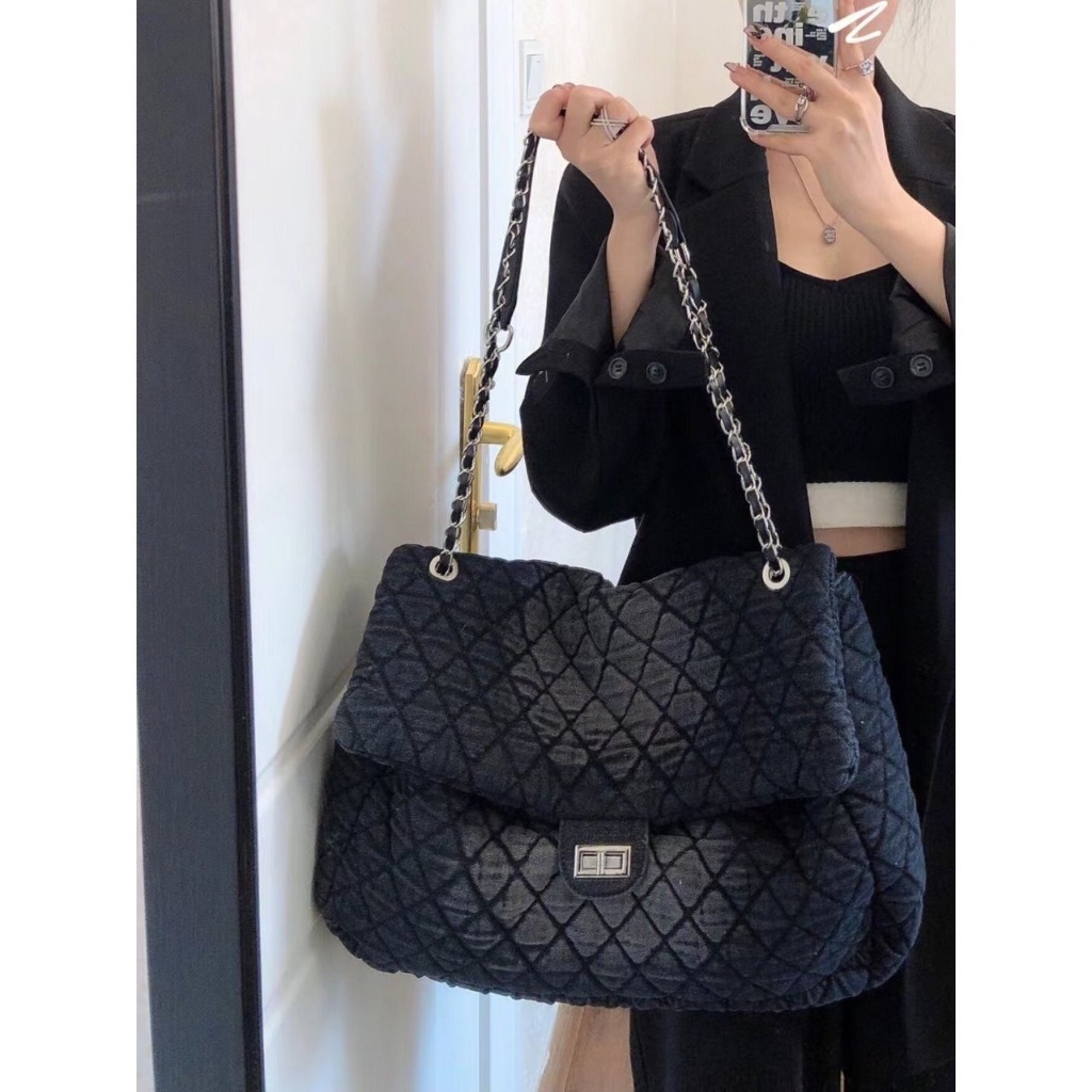 Túi xách nữ chất liệu vải denim phong cách mới mã T79