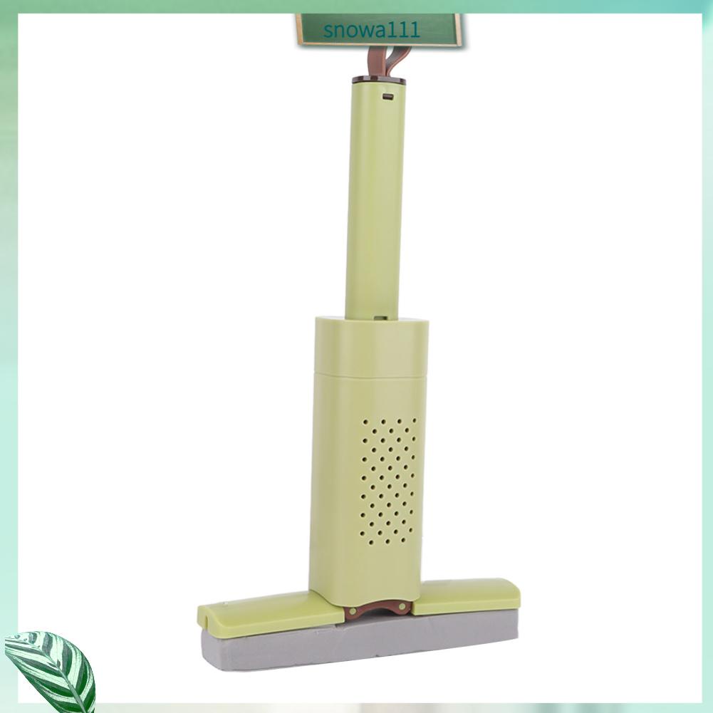 Snowwa Cây Lau Nhà Mini Di Động Màu Xanh Lá Thấm Hút Mạnh Rửa Tay Miễn Phí Khô Ướt Sử Dụng Tự Bóp Cho Bếp Phòng Tắm Xe Ô Tô