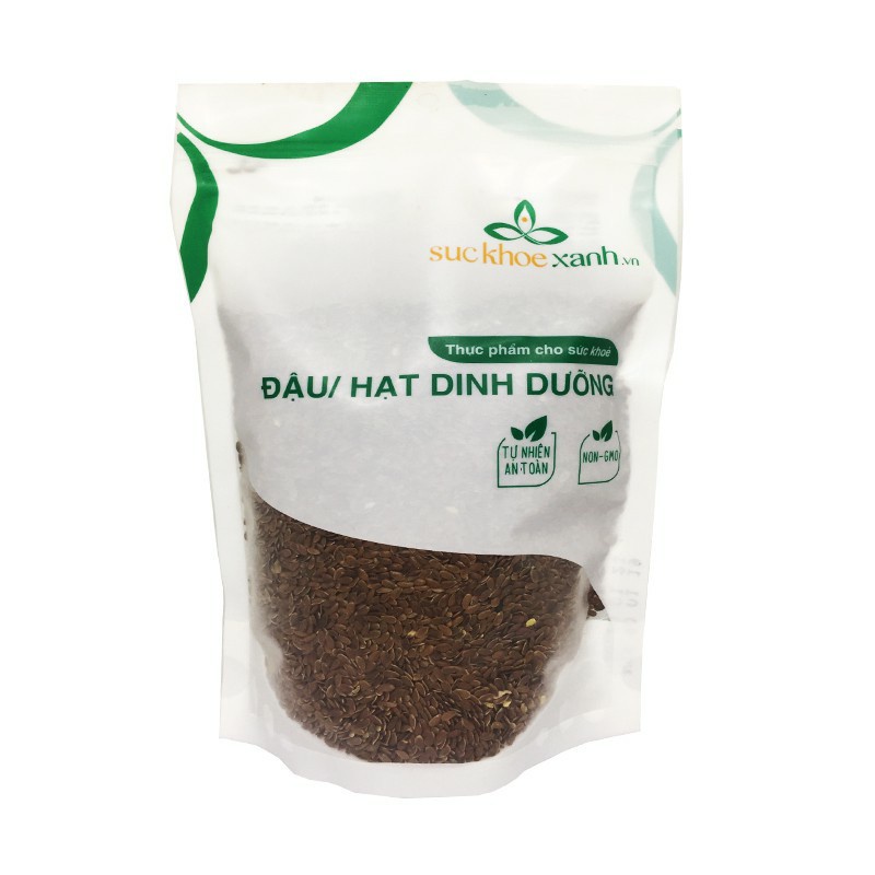 Hạt Lanh Nâu Ủ Tóc Rang Ăn Được Canada 500Gr 💝FREE SHIP💝 Hạt Lanh Hữu Cơ Nhập Khẩu Hàng Date Mới Liên Tục