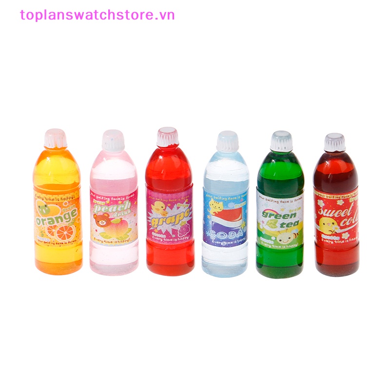 Toplanswatchstore set 5 Món Đồ Chơi Mô Hình Nước Ép Trái Cây Hoạt Hình Cho Nhà Búp Bê vn