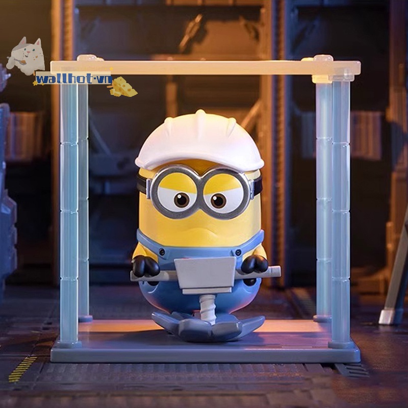 Wallhot > Đồ Chơi Mô Hình Hộp Quà Tặng Sinh Nhật Huyền Bí Mẫu pop mart minions at work
