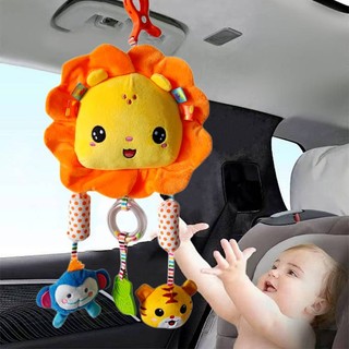 Baby 0 Safety Seat Rattle Comfort Hanging Pendant Car Car Crib Hanging 1-Year-Old Stroller Wind Chime Toy C53K