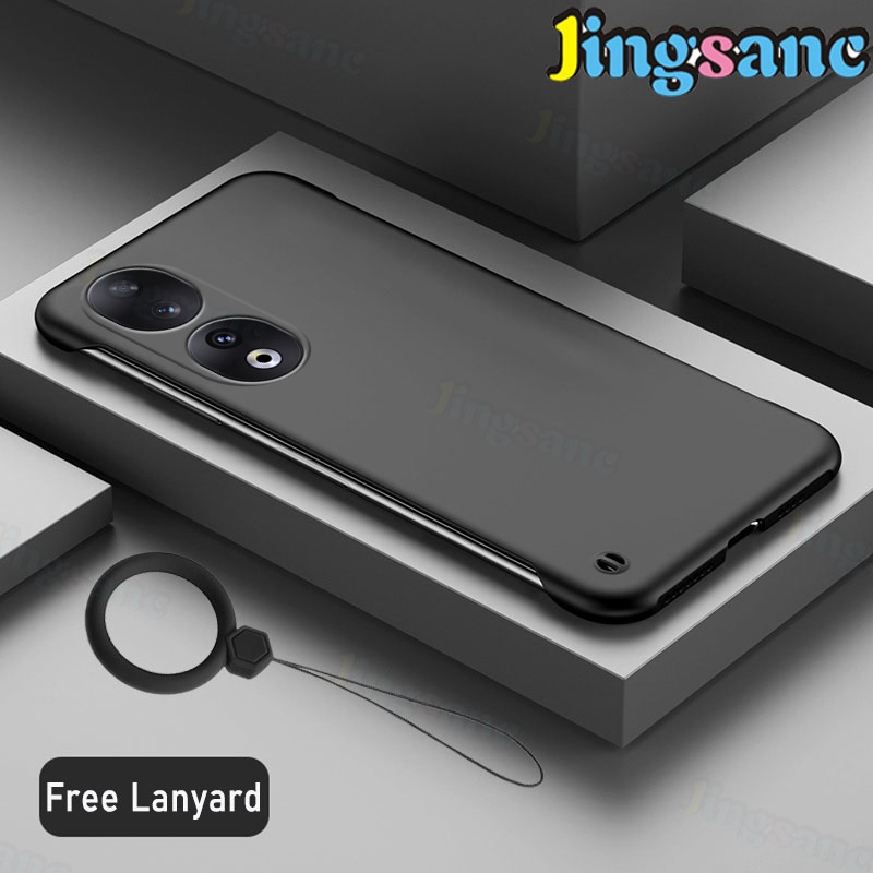 Ốp điện thoại Jingsanc For Honor 90 5G / Honor 90 Lite 5G [Dây buộc miễn phí] Vỏ nhựa không viền mờ 