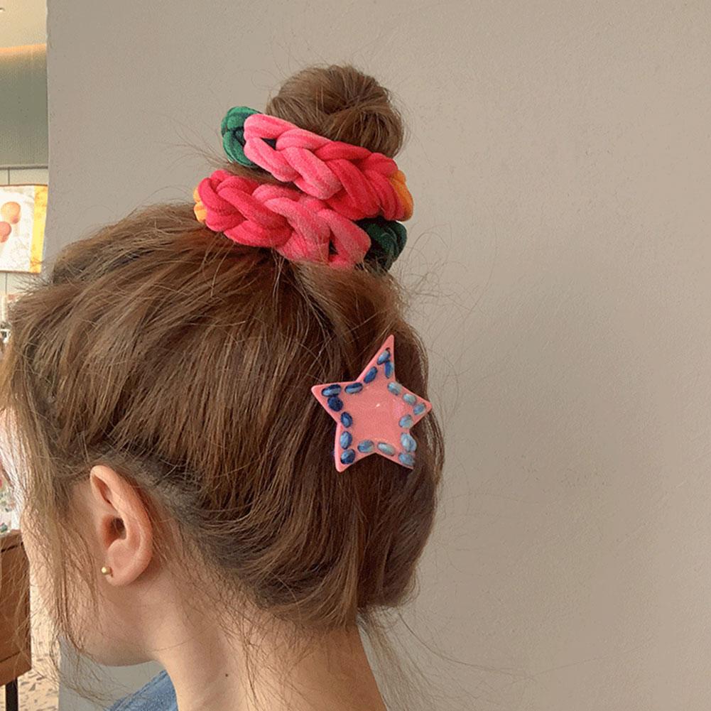 Dây Buộc Tóc Co Giãn Hình Chú Chó Hoạt Hình Nhiều Màu Dễ Thương c0t8