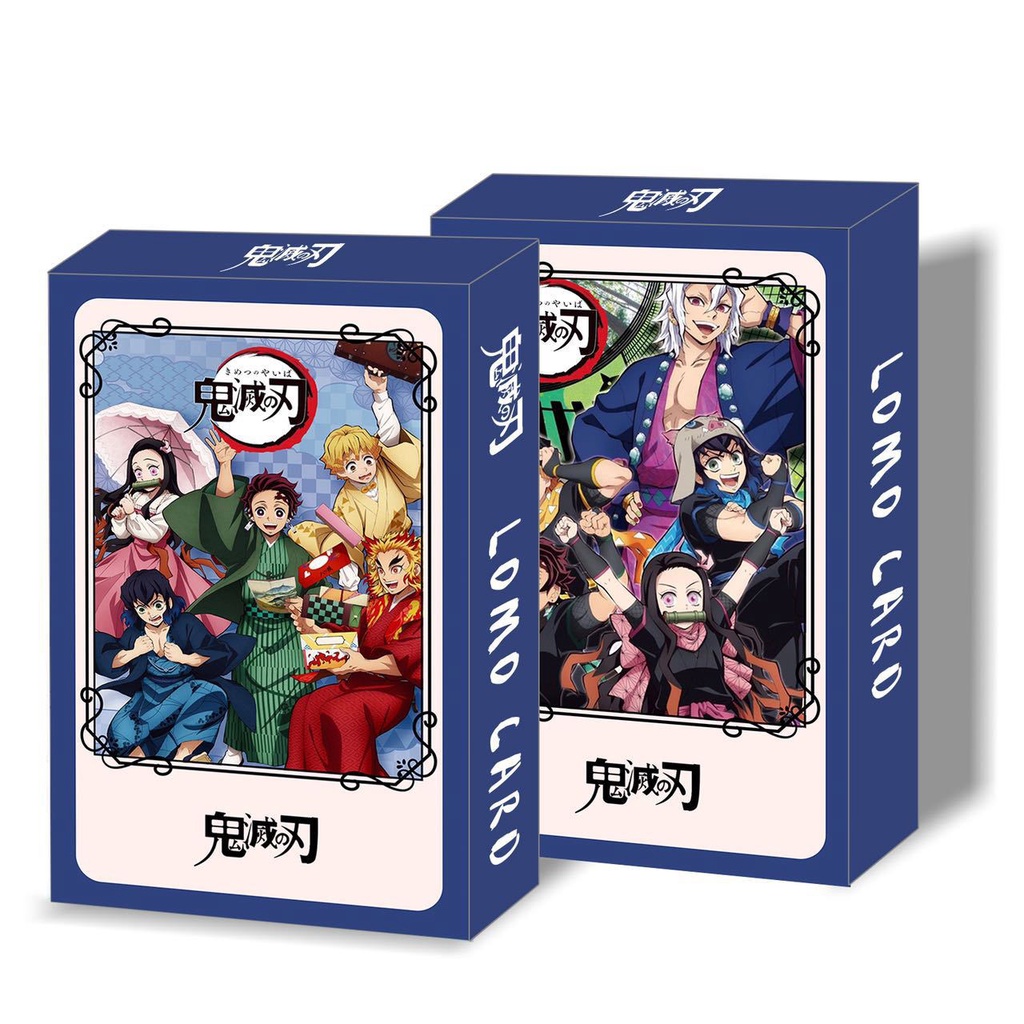 Demon Slayer Jujutsu Kaisen ONE PIECE Lomo Card Photocard 30pcs/box
