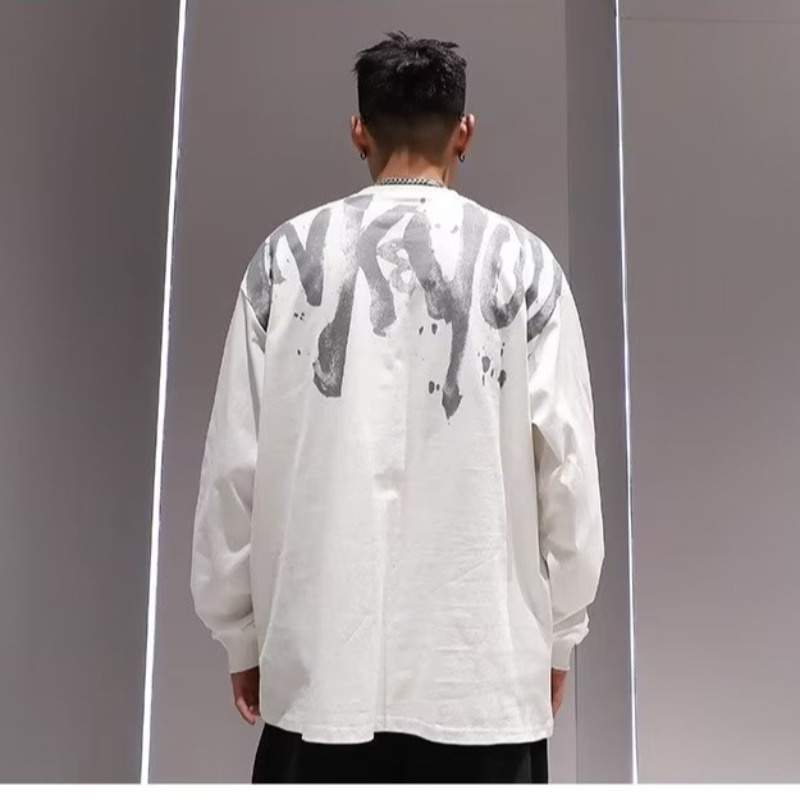 Áo nam Dài Tay plus size m-8xl