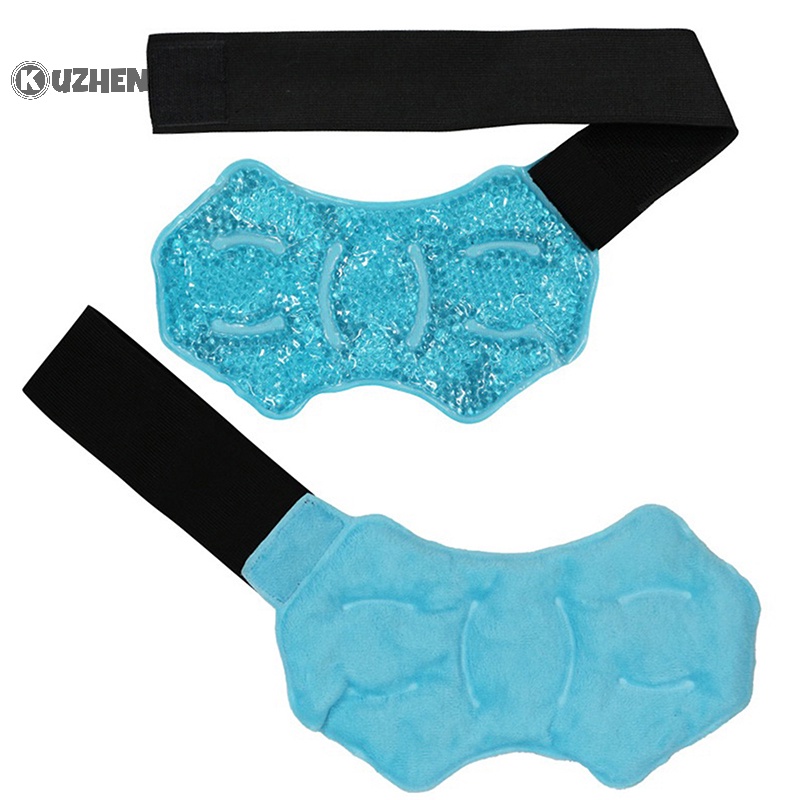 Kuzhen Túi Chườm Đá Nóng / Lạnh Giảm Đau Mắt Cá Chân Linh Hoạt Có Thể Tái Sử Dụng