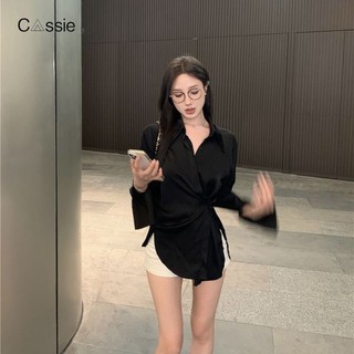 Daodie áo sơ mi áo sơ mi nữ áo kiểu hàn quốc tinh tế may đo classic fashion wcs23919x739z230925