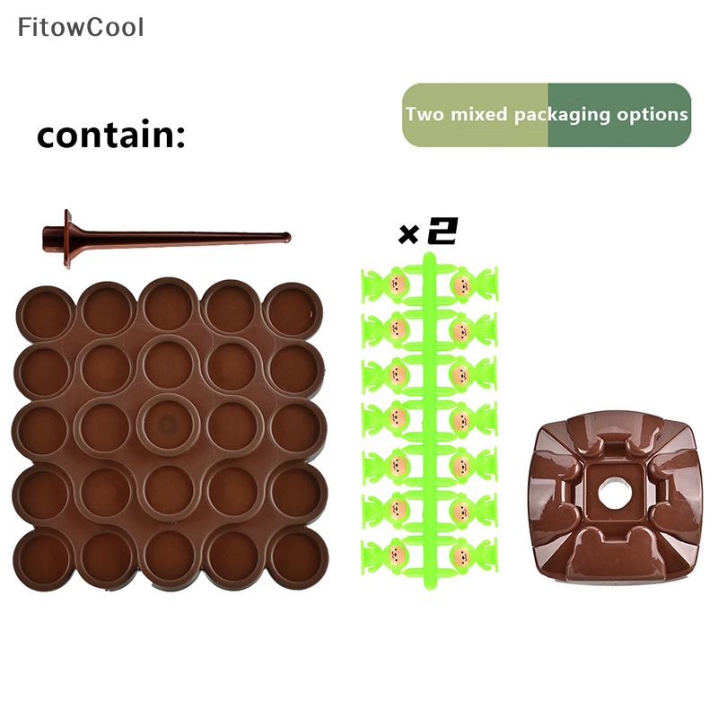 Fcvn Bộ Trò Chơi Gia Đình Khỉ Cân Bằng pinata mini Làm Quà Tặng Sinh Nhật Cho Bé Sơ Sinh qdd