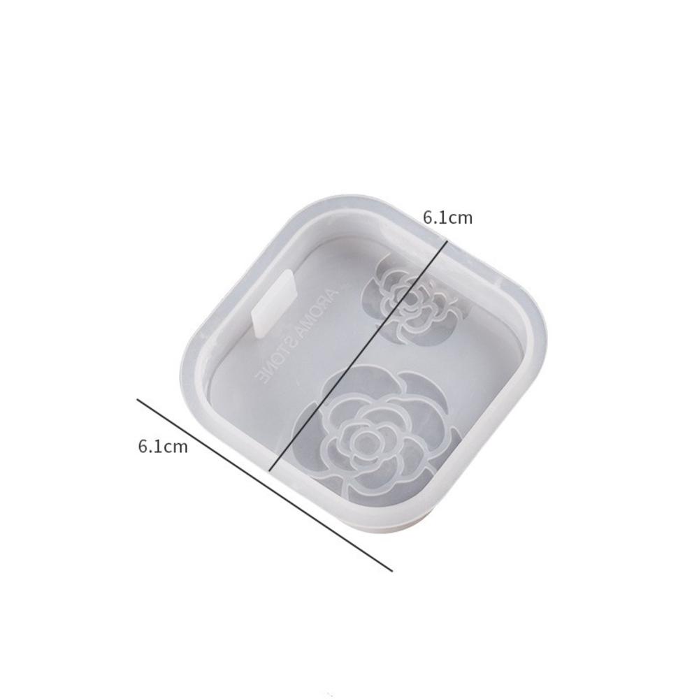 Khuôn silicone Làm Sáp Thơm Hình Hoa Trà diy