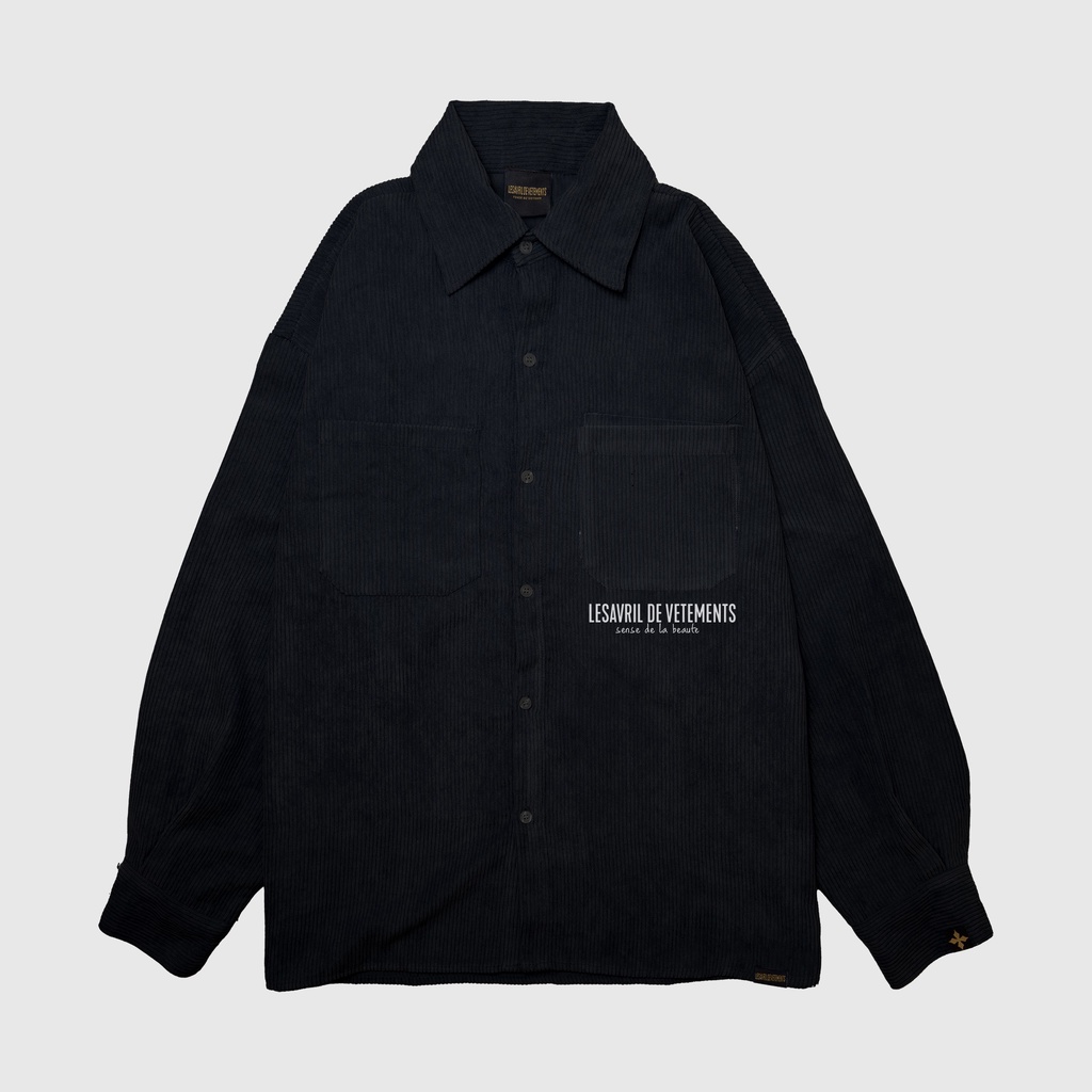 Áo sơ mi dài tay Lesavril de Vetements - Black