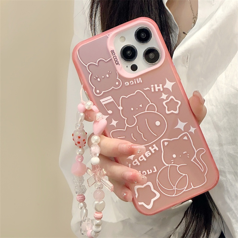 Play Ốp Điện Thoại In Hình Mèo Cho iphone15 / 14promax / 13 / 12 / 11 / xr / xs / x / xsmax / 7 / 8plus/HX-1