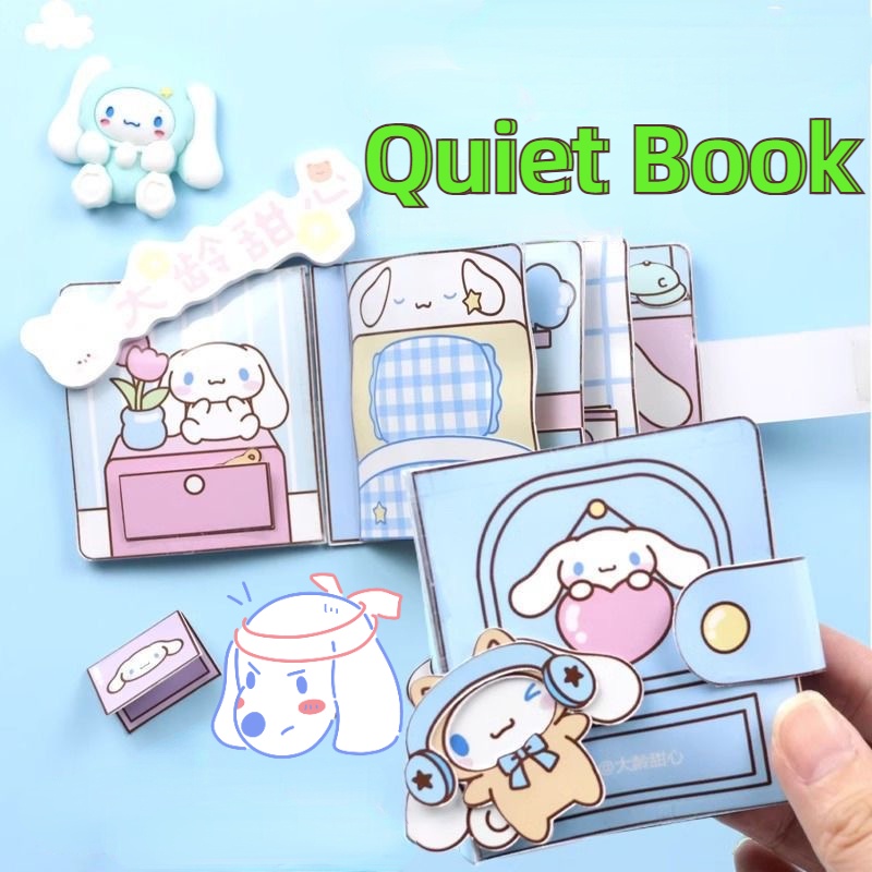 Bộ Sách mini Hoạt Hình kuromi Thủ Công Dễ Thương Cho Nhà Búp Bê