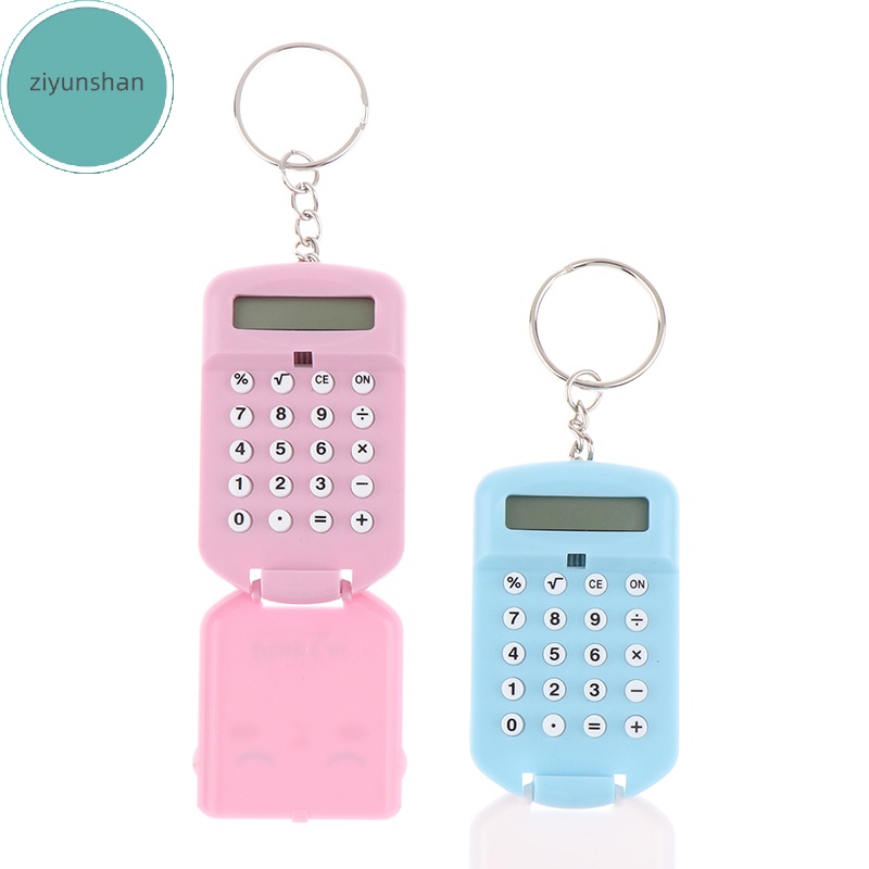 Ziyunshan Máy Tính Bỏ Túi mini Dễ Thương Có Nắp Và Móc Khóa Sáng Tạo Dùng Trong Trường Tiểu Học / Văn Phòng vn