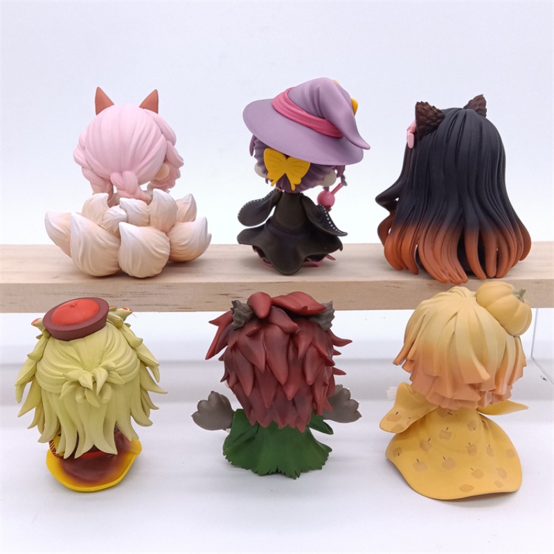 Đồ trang trí Nhân Vật kamado nezuko / kamado tanjirou q mini Bằng pvc