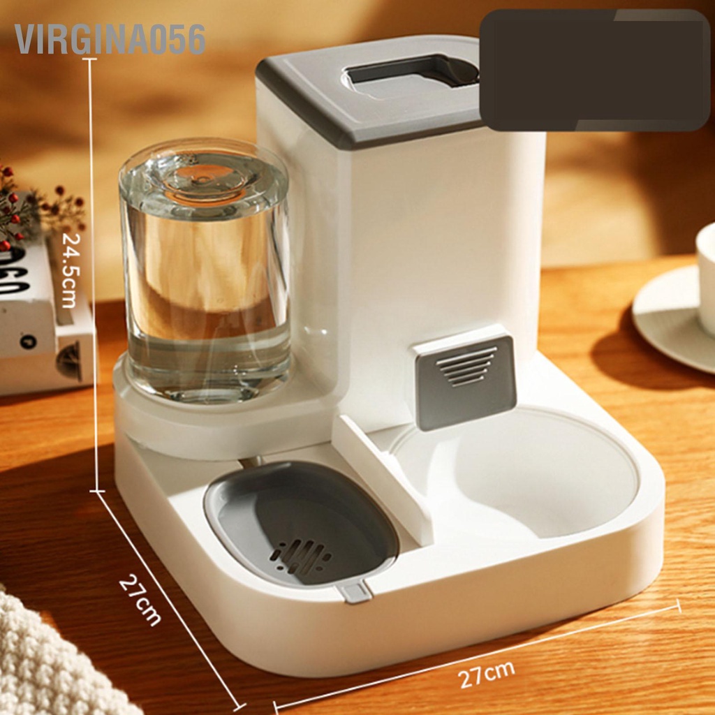 Có thể bán buôn Bộ Bát Nước Và Thức Ăn Cho Thú Cưng Đựng Tự Động Công Suất Lớn Đôi Chó Mèo Virgina056 Hàng giao ngay