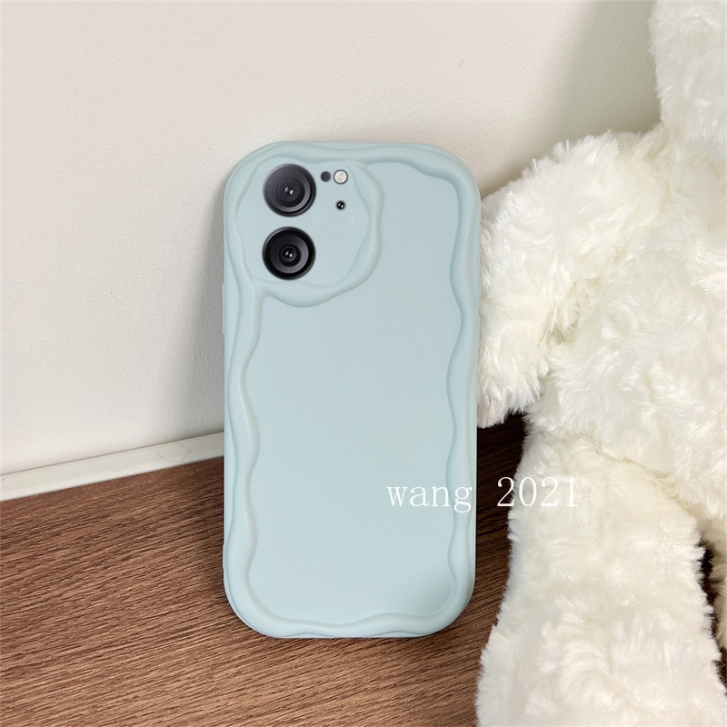 Ốp Điện Thoại Mềm Gợn Sóng Màu Kem Chống Rơi Thời Trang Cho xiaomi 13t xiaomi 13t pro 5g 2023