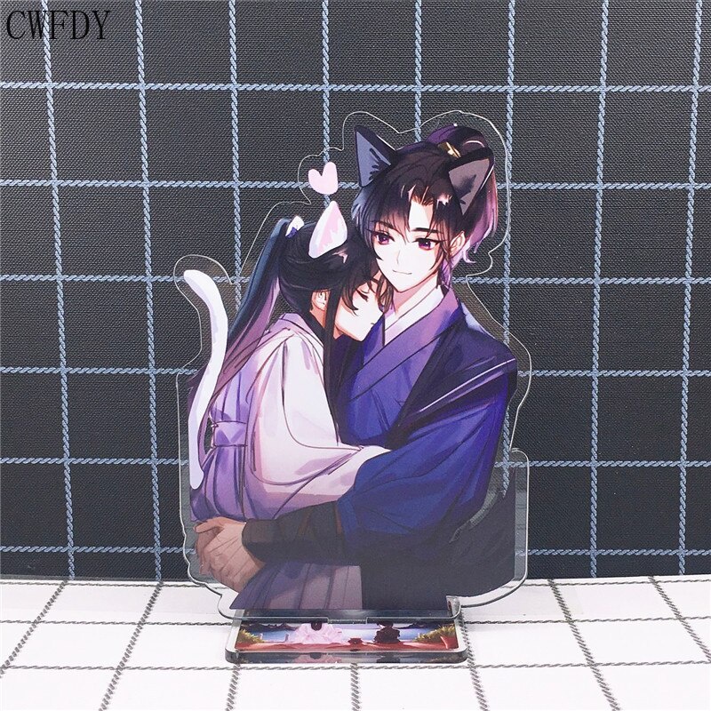 Mô hình Standee HUSKY VÀ SƯ TÔN MÈO TRẮNG CỦA HẮN BL đam mỹ Mặc Nhiên Sở Vãn Ninh Acrylic manhua trang trí trưng bày