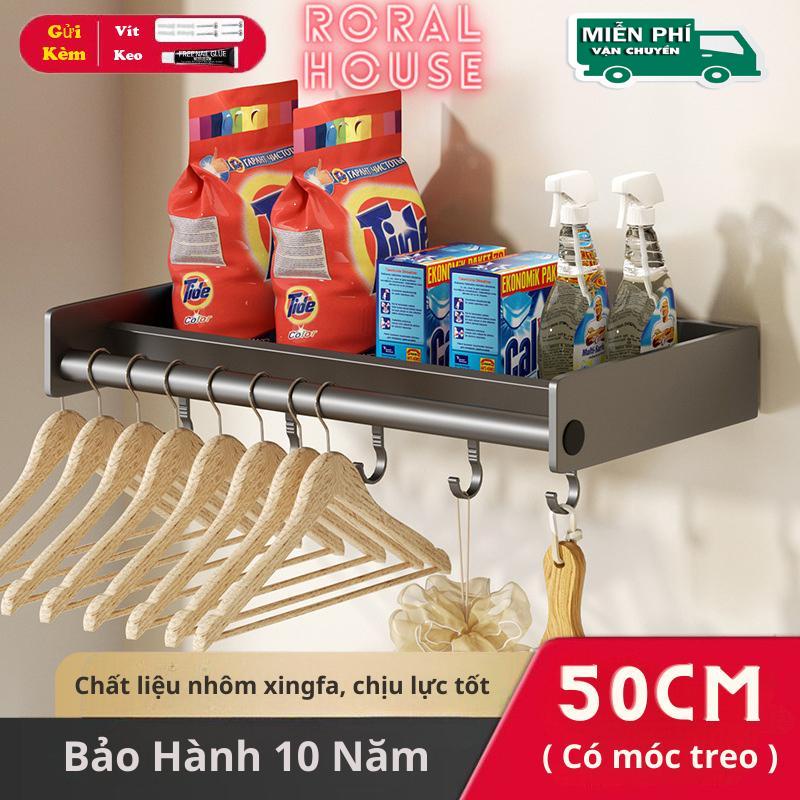 Kệ để đồ đa năng CH4 Roral House, có thể dùng cho nhà bếp, nhà tắm, ban công, chất liệu nhôm cao cấp
