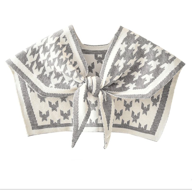 Khăn Choàng Cổ cashmere Thắt Nút Cho Nữ