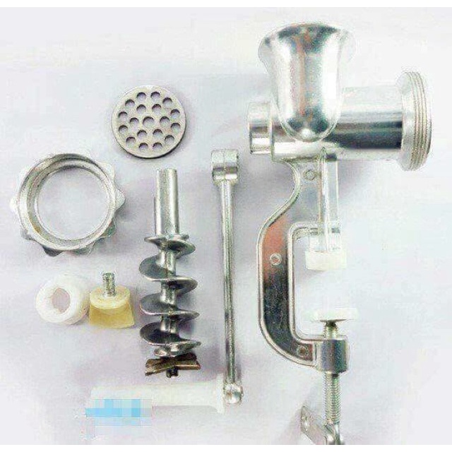 Máy xay thịt cầm tay hàng xin bằng INOX