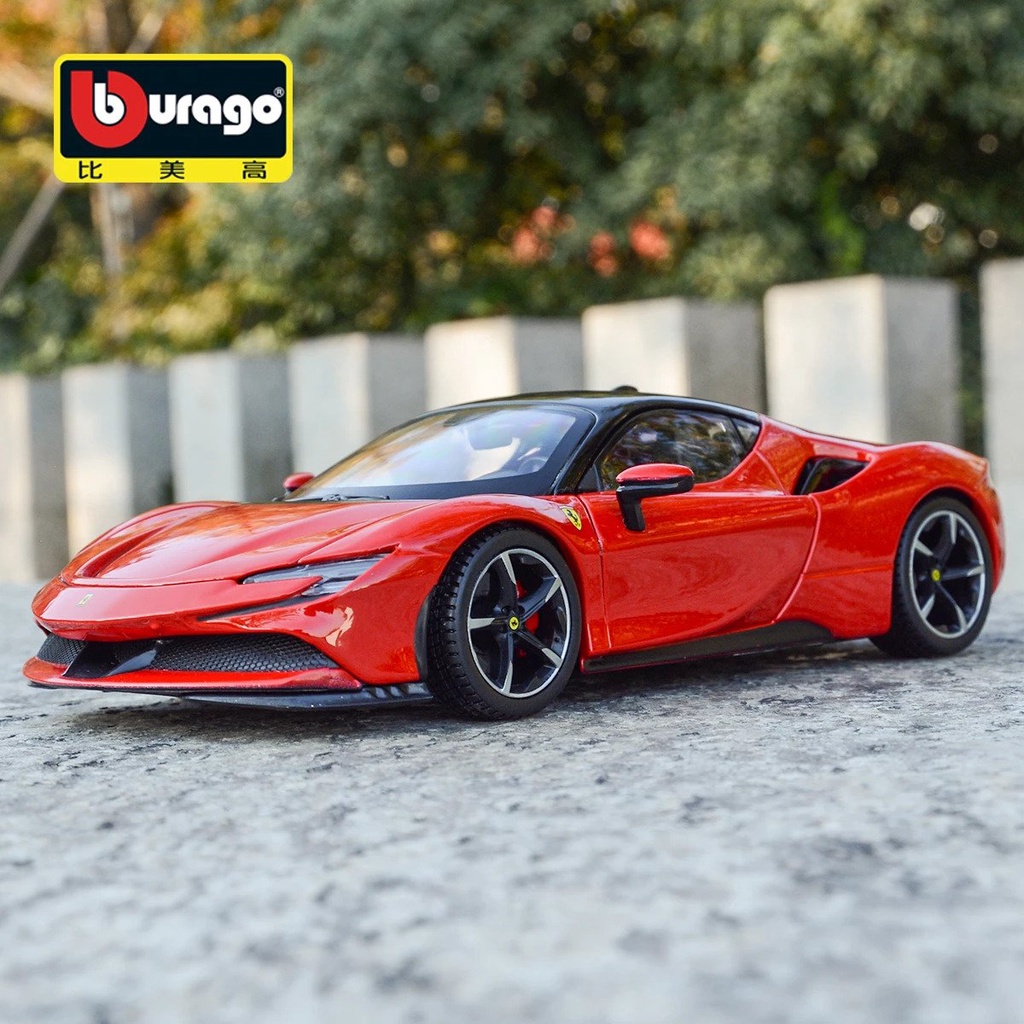 Xe mô hình Ferrari SF90 Stradale tỉ lệ 1:24