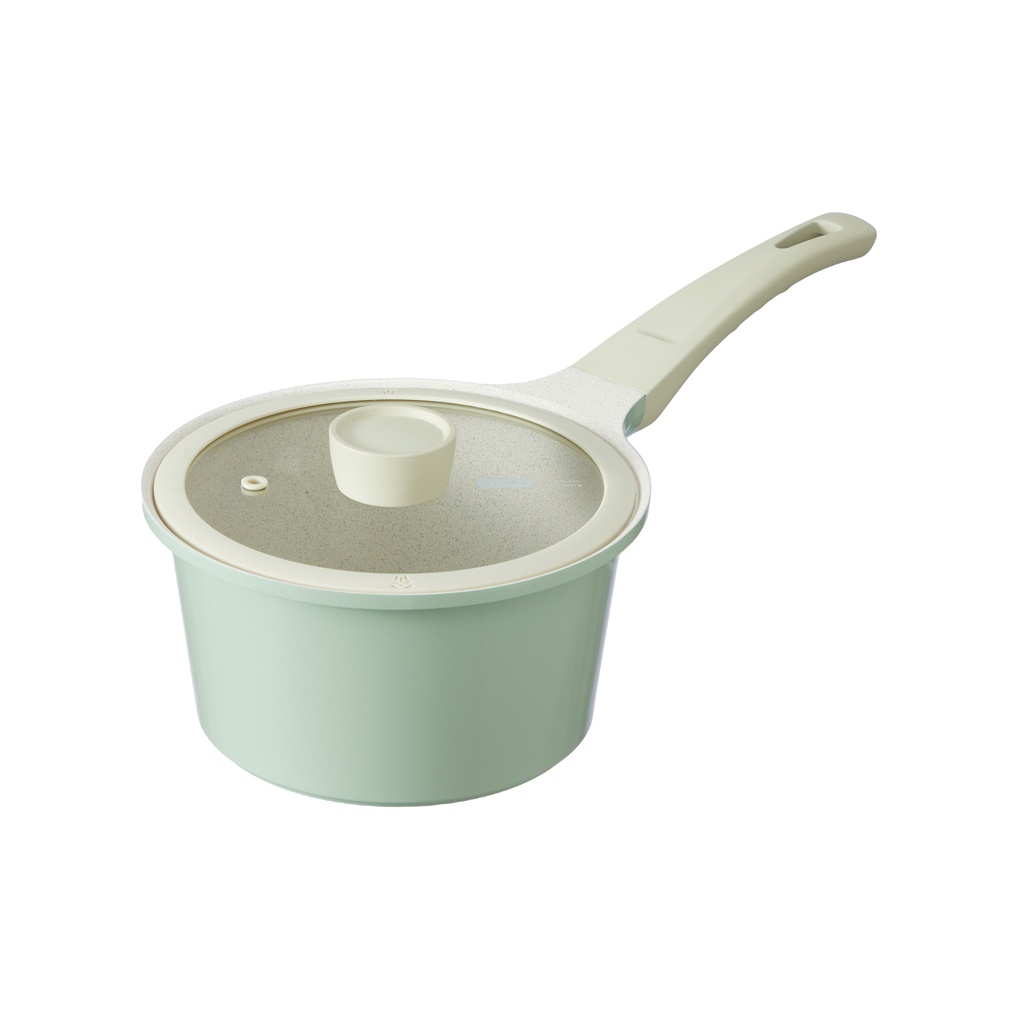 Quánh vân đá Omi Simple 18cm - Chính hãng inochi - Chất liệu nhôm đúc nguyên khối cao cấp