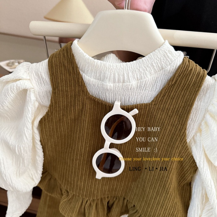 Bộ Áo Sơ Mi Tay Dài + Áo Khoác vest + Quần Dài Phong Cách Hàn Quốc Thời Trang Thu Đông Cho Nữ