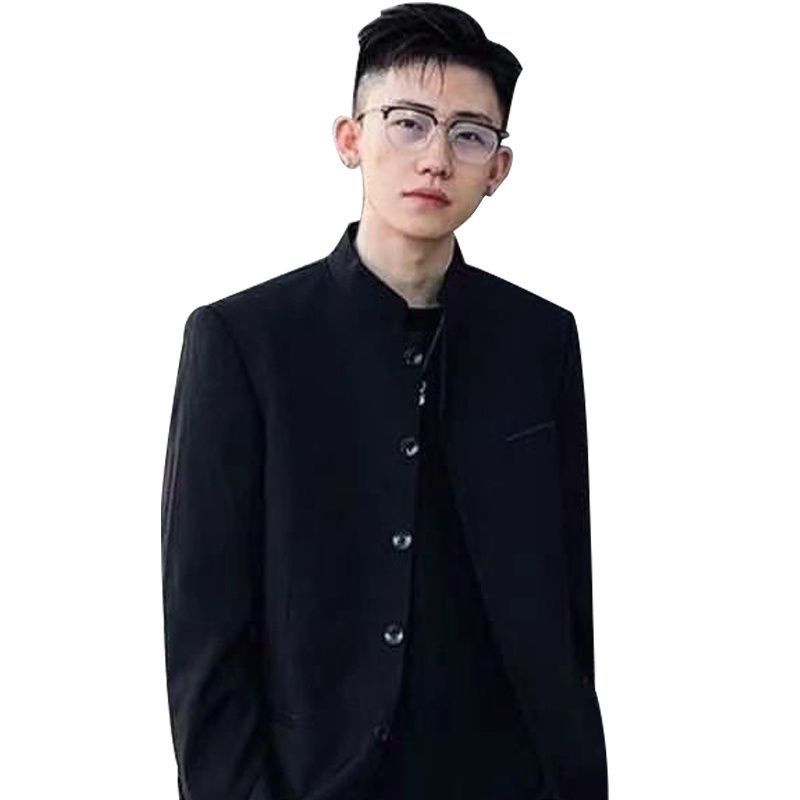 Áo Khoác Màu Trơn Có Túi Phối Nút Đơn Giản Thời Trang Cho Nam