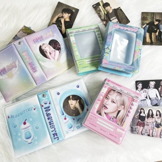 Album Ảnh 3inch 40 Ngăn Bằng Nhựa pp mini Hình Mèo May Mắn