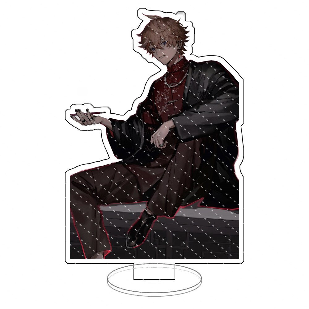 Mô hình Standee Anime Game Geshin Impact Figures Zhongli Xiao Wanderer Alhaitham tượng acrylic chibi mô hình trưng bày 1