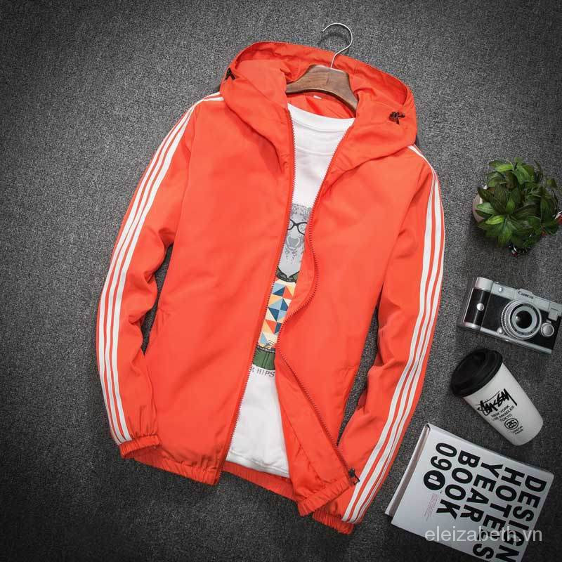 Áo Khoác Thể Thao Có Nón Thời Trang Trẻ Trung Cá Tính Cho Nam Kiểu Hàn Quốc