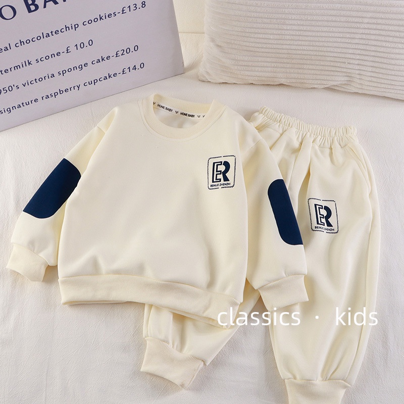 Bộ Áo Sweater + Quần Dài Thời Trang Mùa Thu Cho Bé 80-160cm 1-15 Tuổi