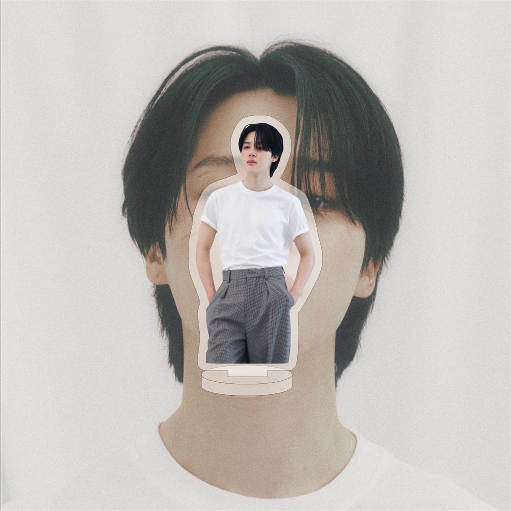 Album Ảnh bts 2023 jimin Hai Mặt Trang Trí Bàn Làm Việc