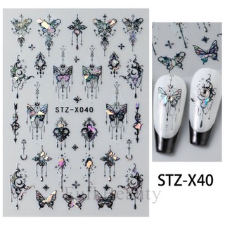 Mới Miếng Dán Trang Trí Móng Tay Hình Bướm 3d