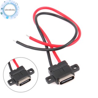 Ulovebsby Cổng Sạc usb Type c 2pin Kèm Cáp h11.5mm vn