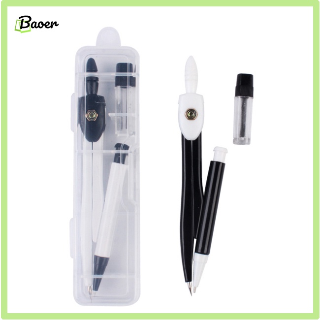 Baoer Bộ Dụng Cụ Compa Vẽ Toán Học Chuyên Nghiệp Cho Học Sinh