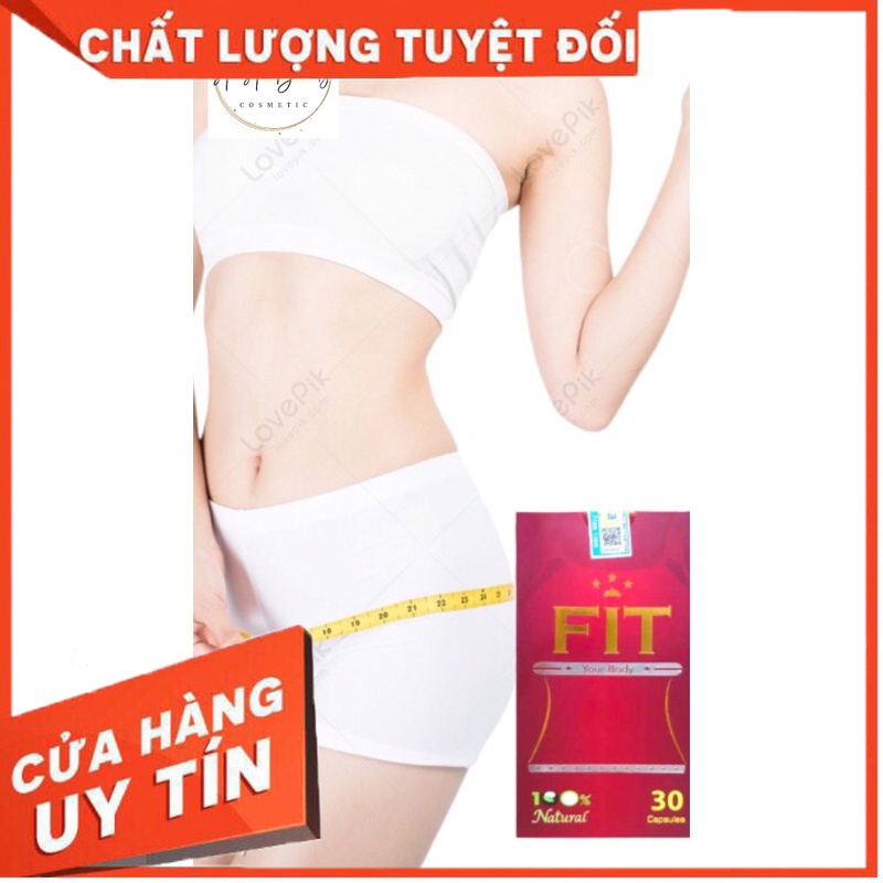 Viên uống giảm cân đẹp da FIT slim usa, hỗ trợ giảm cân, giảm mỡ thừa, săn chắc da- chai 30 viên