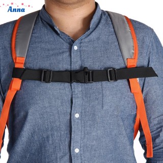 【Anna】Backpack Webbing Adjustable Backpack Sack Bag Schoolbags Sternum Buckle