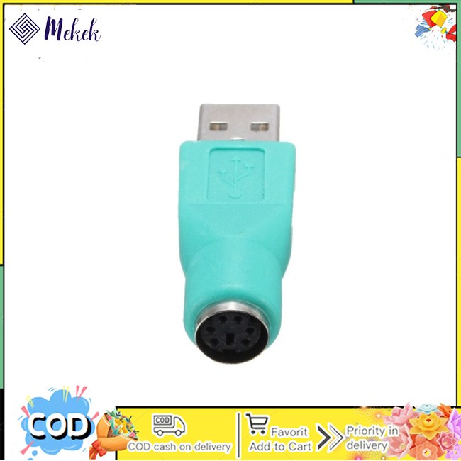 Đầu Chuyển Đổi usb Sang ps2 usb Cho ps2 Máy Tính Bàn