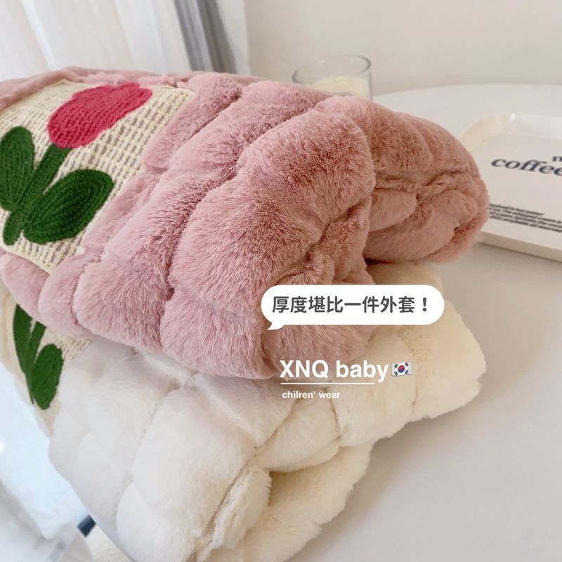 Bộ Áo Nỉ Kèm Quần jeans Lót Lông Cừu Phong Cách Hàn Quốc Thời Trang Thu Đông 2023 Cho Bé Gái