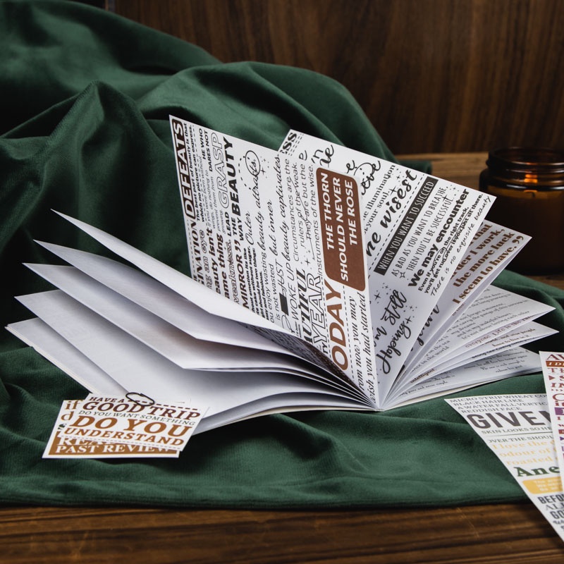 Midoo Set 20 Miếng Dán Trang Trí album / Sổ Tay Hình Chữ Cái Tiếng Anh Sáng Tạo diy