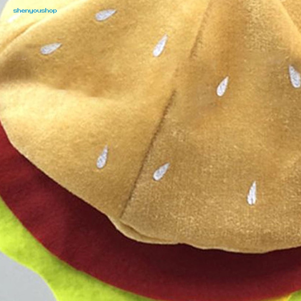 Mũ Hamburgerer Co Giãn Dễ Thương Vui Nhộn Cho Nam Nữ